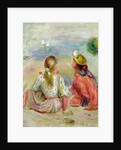 Young Girls on the Beach, c.1898 by Pierre Auguste Renoir