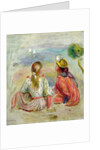 Young Girls on the Beach, c.1898 by Pierre Auguste Renoir