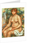 Seated Bather, 1916 by Pierre Auguste Renoir
