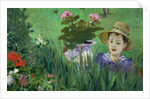Child in the Flowers 1876 by Edouard Manet