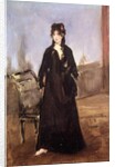 Portrait of Berthe Morisot in Pink Shoes, 1872 by Edouard Manet