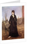 Portrait of Berthe Morisot in Pink Shoes, 1872 by Edouard Manet