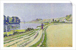 Herblay, La River by Paul Signac