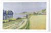 Herblay, La River by Paul Signac
