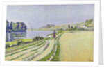 Herblay, La River by Paul Signac