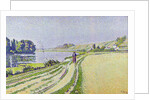 Herblay, La River by Paul Signac