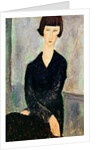 Woman in Black Dress, 1918 by Amedeo Modigliani
