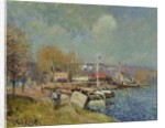 The Seine at Port-Marly, 1877 by Alfred Sisley