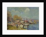 The Seine at Port-Marly, 1877 by Alfred Sisley
