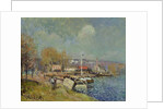 The Seine at Port-Marly, 1877 by Alfred Sisley