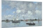 Bordeaux, Boats on the Garonne, 1876 by Eugene Louis Boudin