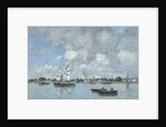 Bordeaux, Boats on the Garonne, 1876 by Eugene Louis Boudin