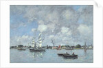 Bordeaux, Boats on the Garonne, 1876 by Eugene Louis Boudin