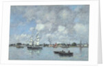 Bordeaux, Boats on the Garonne, 1876 by Eugene Louis Boudin