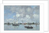 Bordeaux, Boats on the Garonne, 1876 by Eugene Louis Boudin