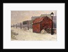 Snow, Butte Montmartre, 1887 by Paul Signac