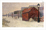 Snow, Butte Montmartre, 1887 by Paul Signac