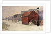 Snow, Butte Montmartre, 1887 by Paul Signac