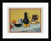 Still Life with Blue Enamel Coffeepot, Earthenware and Fruit, 1888 by Vincent van Gogh