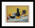 Still Life with Blue Enamel Coffeepot, Earthenware and Fruit, 1888 by Vincent van Gogh