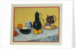 Still Life with Blue Enamel Coffeepot, Earthenware and Fruit, 1888 by Vincent van Gogh