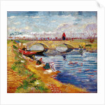 The Gleize Bridge over the Vigneyret Canal, near Arles by Vincent van Gogh