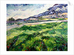 The Green Wheatfield behind the Asylum, 1889 by Vincent van Gogh