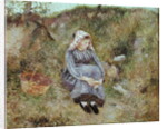 Seated Peasant Girl, 1883 by Camille Pissarro