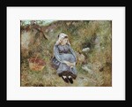 Seated Peasant Girl, 1883 by Camille Pissarro