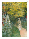 Roseraie, 1876 by Claude Monet