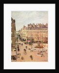 Rue Saint-Honore, Sun Effect, Afternoon, 1898 by Camille Pissarro