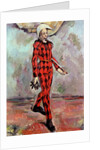 Harlequin, 1890 by Paul Cezanne