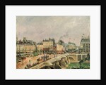 Pont Neuf, Effect of Rain, 1903 by Camille Pissarro