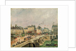 Pont Neuf, Effect of Rain, 1903 by Camille Pissarro