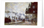 Gare Saint-Lazare, Paris, 1877 by Claude Monet