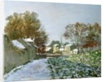 Snow at Argenteuil, 1874 by Claude Monet