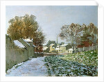 Snow at Argenteuil, 1874 by Claude Monet