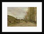 The Road in Gouvieux, c.1850-60 by Jean Baptiste Camille Corot