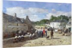 La Fete, c.1865 by Eugene Louis Boudin
