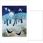 Winter Birds in the Snow, 2019 by Lisa Graa Jensen