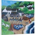 Cadgwith Harbour, 2018 by Lisa Graa Jensen