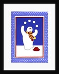 Juggling Snowman by Lavinia Hamer