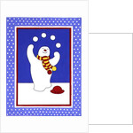 Juggling Snowman by Lavinia Hamer