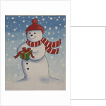Snowman's Christmas Present by Lavinia Hamer