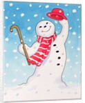 Dancing Snowman, 1996 by Lavinia Hamer