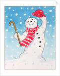 Dancing Snowman, 1996 by Lavinia Hamer