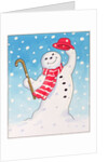 Dancing Snowman, 1996 by Lavinia Hamer