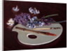 Porcelain Palette with Flowers by Caroline Hervey-Bathurst