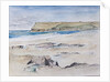 Polzeath and Pentire Head, 2007 by Caroline Hervey-Bathurst