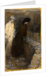 Night Scene: Pensive Couple by Cyrus Cuneo